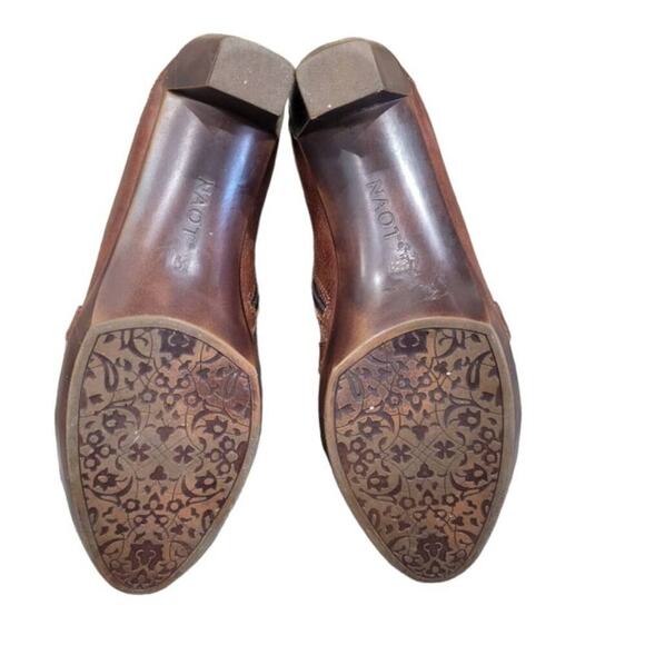 Naot Chestnut Leather Ankle Boots - Picture 9 of 12